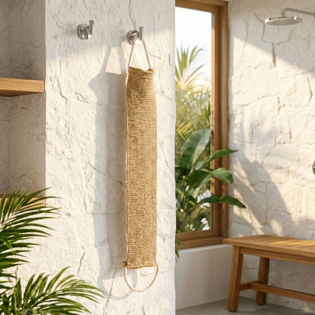 Sisal & Linen Body Exfoliating Strap
