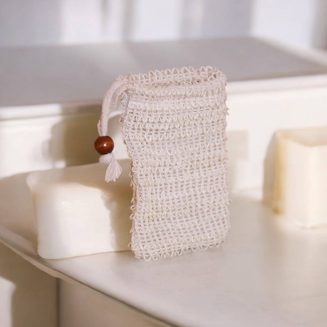 Sisal Soap Saver Bag | Natural Exfoliating Soap Pouch