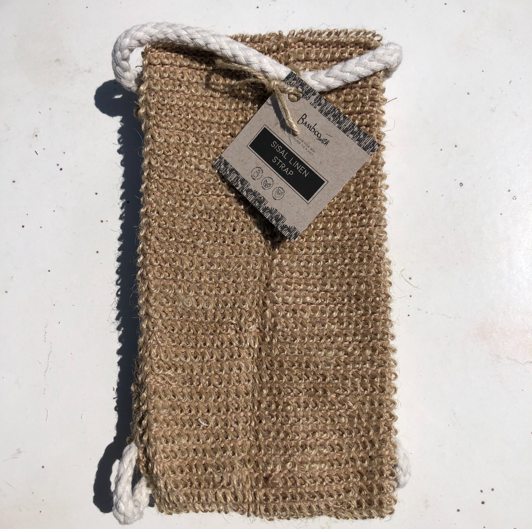 Sisal & Linen Body Exfoliating Strap