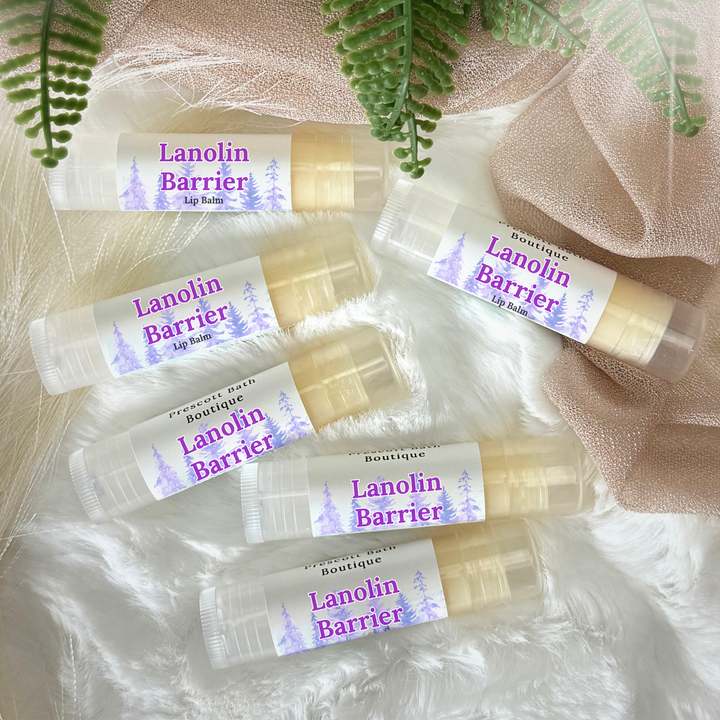 Lanolin Barrier Lip Balm | Protective Lip Moisturizer with Beeswax