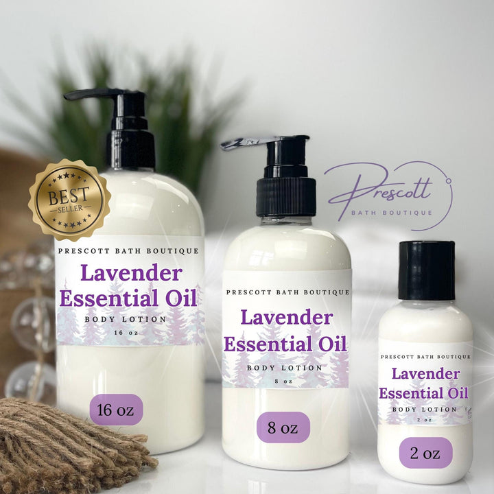 Lavender Essential Oil Body Lotion, All Natural Handcrafted Lotion, Essential Oil, Shea Butter Hand Lotion, Gift for Girlfriend, Bridesmaid
