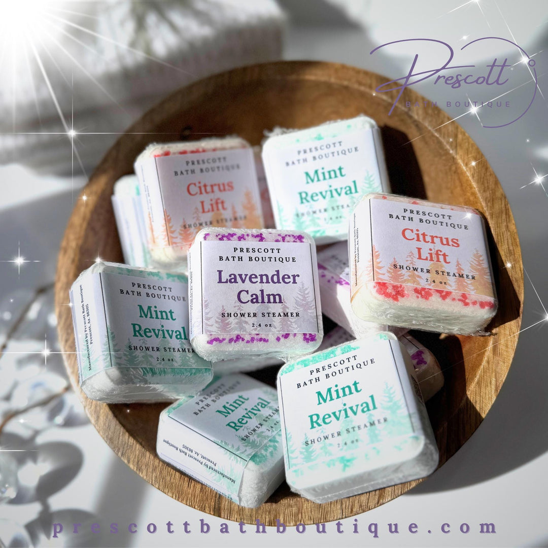 3 Aromatherapy Shower Steamers, Essential Oil Shower Bombs, Spa Gift, Relaxation, Stress Relief, Self Care Gift, Eucalyptus, Lavender,Citrus