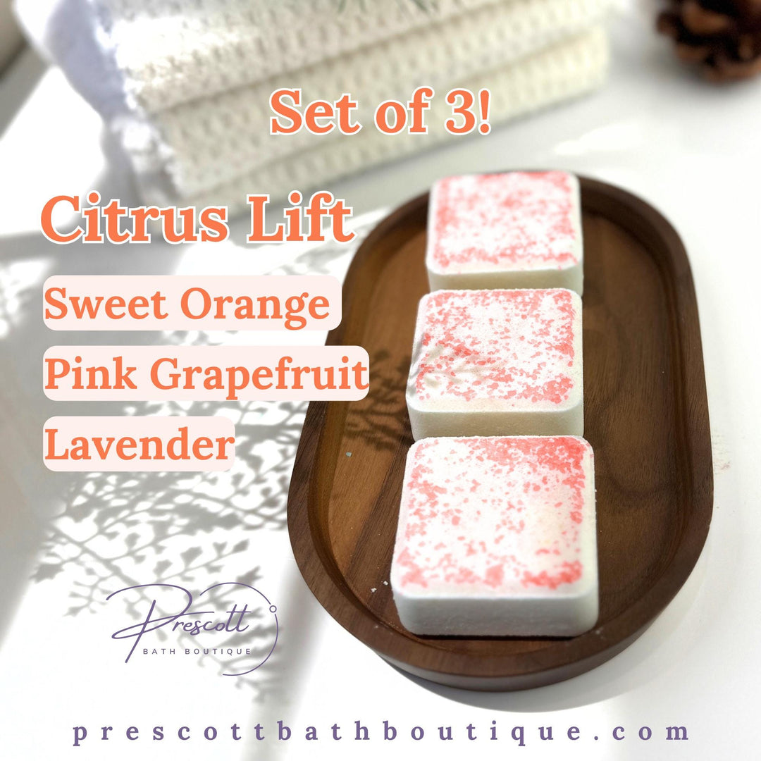 3 Aromatherapy Shower Steamers, Essential Oil Shower Bombs, Spa Gift, Relaxation, Stress Relief, Self Care Gift, Eucalyptus, Lavender,Citrus